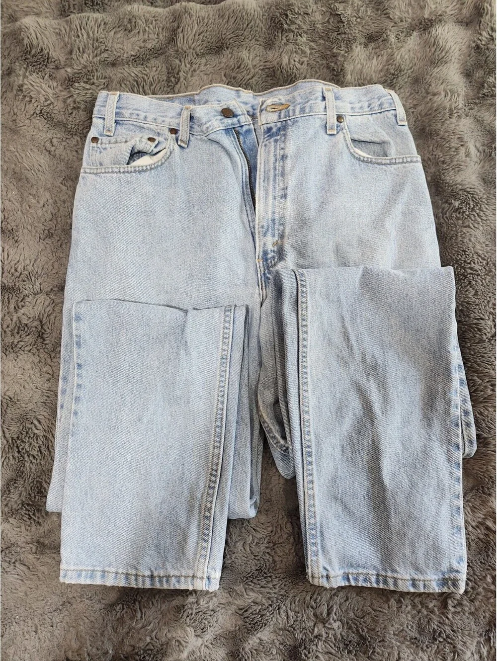 Vintage Levis 540 Men's Blue Jeans BROWN TAB Relaxed Fit Denim Size 36 X 34